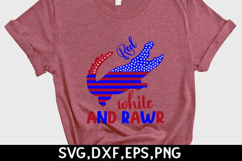 Red White And Rawr SVG Angelina750 