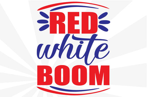 Red White Boom SVG Craftlabsvg24 