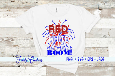 Red, White, Boom SVG Family Creations 