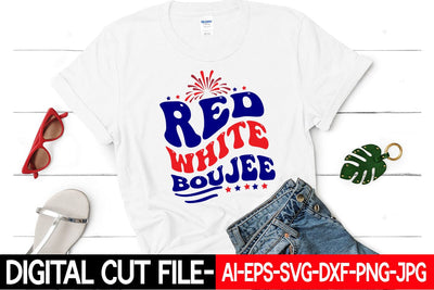 Red White Boujee SVG Blessedprint 