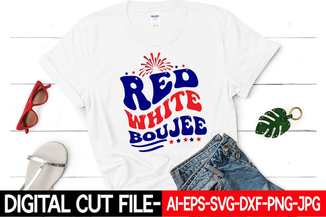 Red White Boujee SVG Blessedprint 