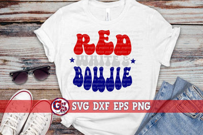 Red White & Boujie SVG DXF EPS PNG SVG Greedy Stitches 