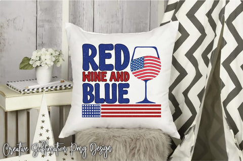 Red Wine And Blue Sublimation Creativeart88 