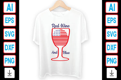 Red Wine and Blue SVG Craftlabsvg24 
