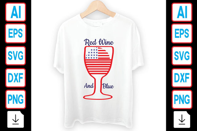 Red Wine and Blue SVG Craftlabsvg24 