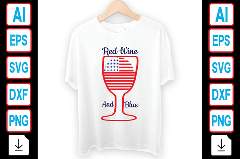 Red Wine and Blue SVG Craftlabsvg24 