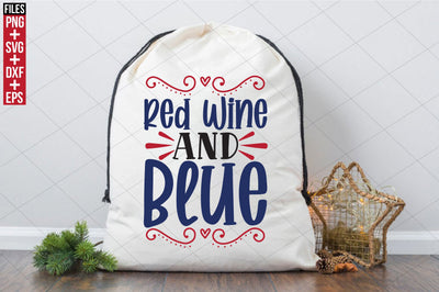 Red wine and blue SVG Rupkotha 
