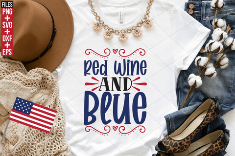 Red wine and blue SVG Rupkotha 