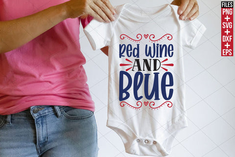 Red wine and blue SVG Rupkotha 