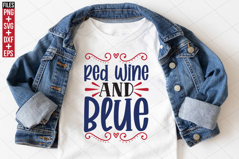Red wine and blue SVG Rupkotha 
