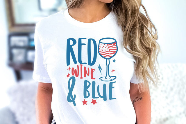Red wine and blue svg SVG FiveStarCrafting 