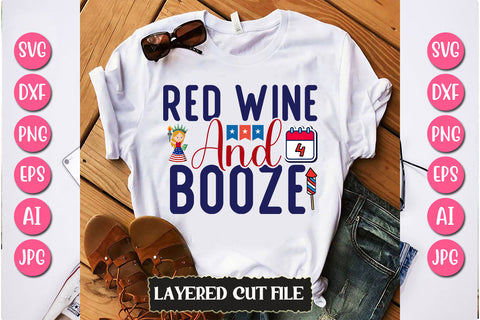 Red Wine And Booze SVG Cut File SVG Newmockups 