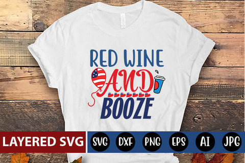 red wine and booze SVG cute file SVG Blessedprint 