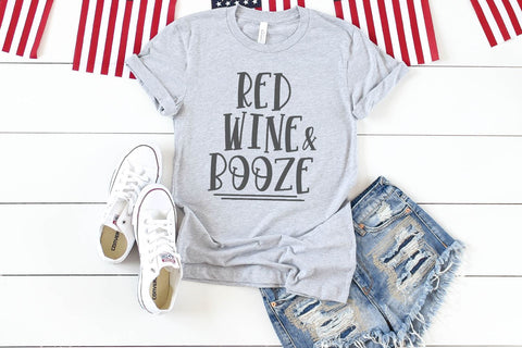 Red Wine and Booze SVG Morgan Day Designs 