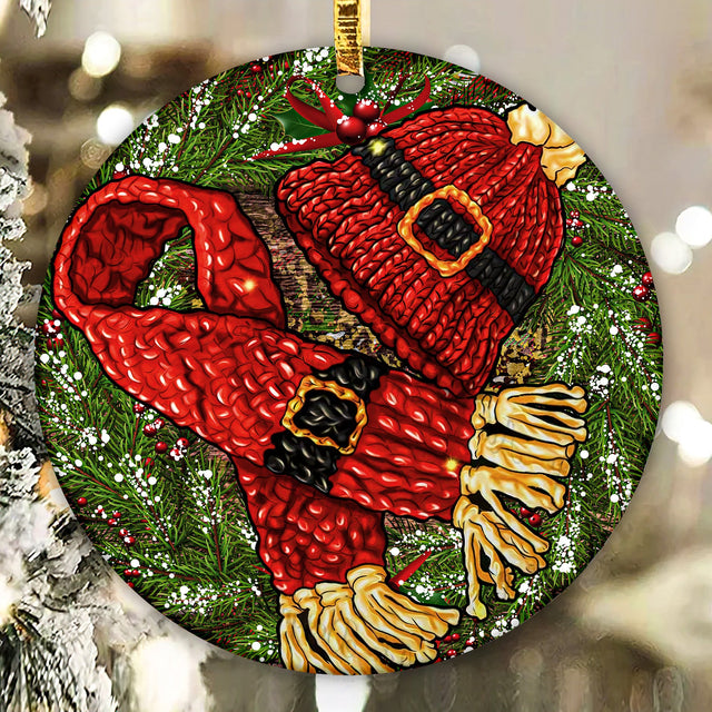 Red Winter Glove And Scarf Ornament Png Sublimation Design, Christmas Png Sublimation, Christmas Hat And Scarf Ornament Png,Instant Download Sublimation CaldwellArt 