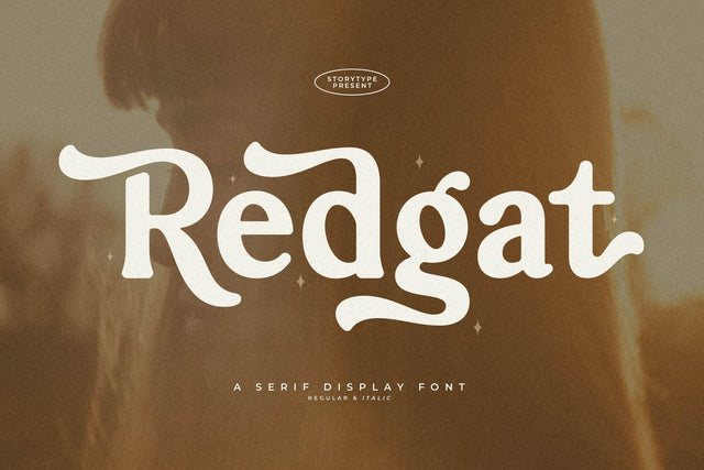 Redgat Typeface Font Storytype Studio 