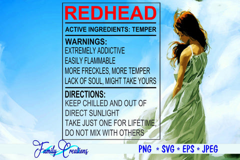 Redhead SVG Family Creations 