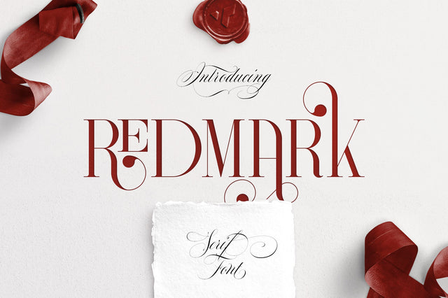 Redmark - elegant serif font Font VPcreativeshop 