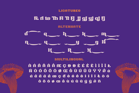 Redsema | Groovy Retro Font Font twinletter 