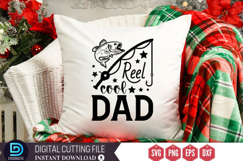 Reel cool dad SVG SVG DESIGNISTIC 