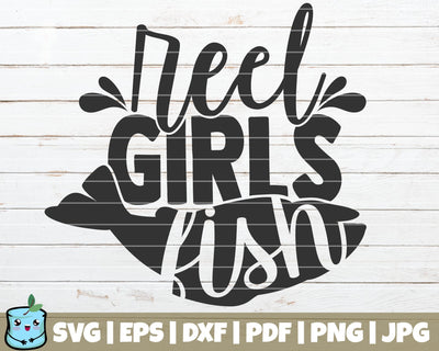 Reel Girls Fish SVG MintyMarshmallows 