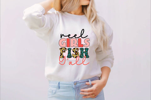 Reel Girls Fish Y’all Sublimation SVGArt 
