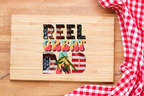 Reel Great Dad Sublimation SVGArt 