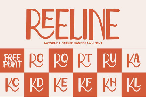 Reeline – Luxury Hand Drawn Font Font Good Java 