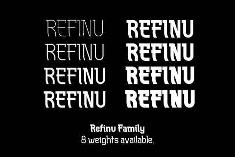 Refinu Font twinletter 