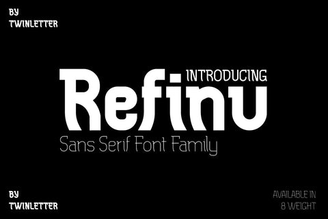 Refinu Font twinletter 
