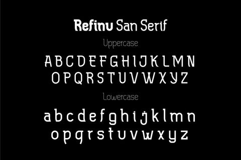 Refinu Font twinletter 