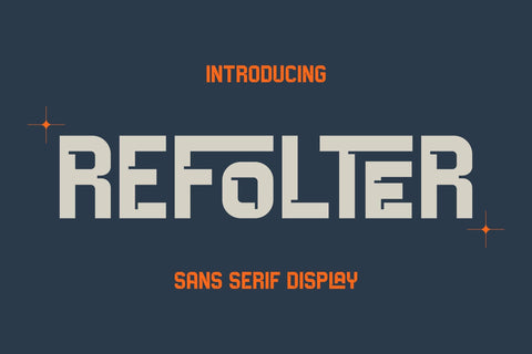 REFOLTER Typeface Font Storytype Studio 