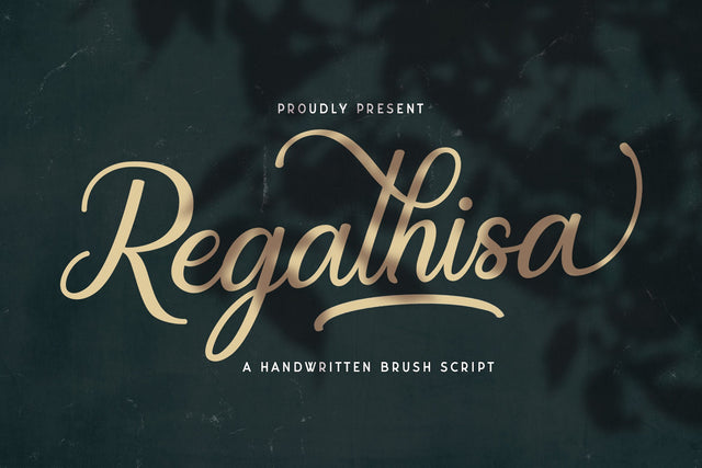 Regalhisa - Calligraphy Script Font Font StringLabs 