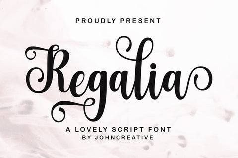 Regalia Script Font mr.johncreative.co 