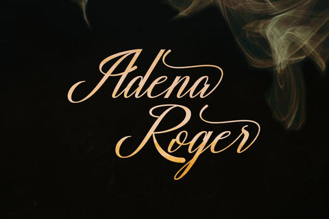 Reghinatha Script Font Zane Studio55 