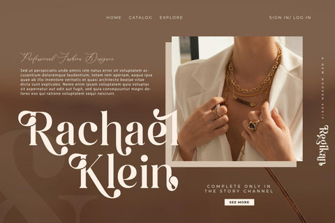 Regikan Typeface Font Storytype Studio 