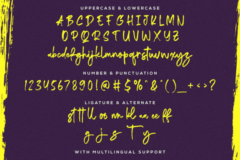 Reginy - Textured Brush Font Font StringLabs 