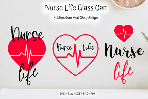 Registered Nurse Sublimation And SVG For Glass Wrap SVG Kseniia designer 