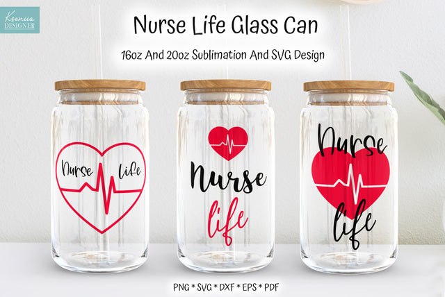 Registered Nurse Sublimation And SVG For Glass Wrap SVG Kseniia designer 