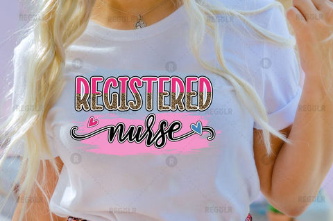 Registered Nurse Sublimation PNG Sublimation Regulrcrative 