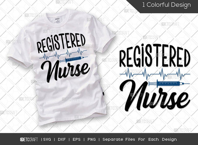 Registered Nurse SVG Cut File | Nursing Day Svg | Nurse Graduation Svg | Syringe Svg | Nursing Life Svg | Nursing School Svg | Nurse Quote Svg SVG ETC Craft 