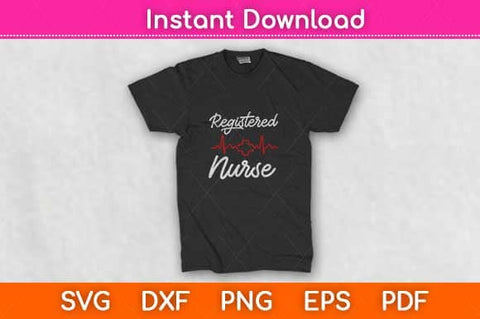 Registered Nurse Svg Design SVG artprintfile 