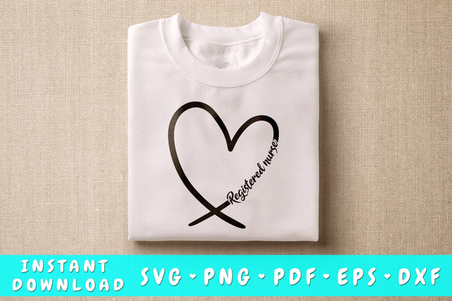 Registered Nurse SVG SVG HappyDesignStudio 