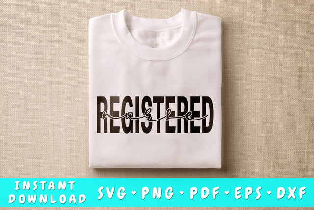 Registered Nurse SVG SVG HappyDesignStudio 