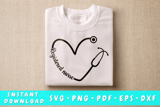 Registered Nurse SVG SVG HappyDesignStudio 