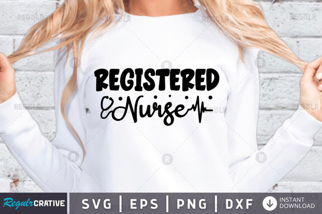 Registered Nurse SVG SVG Regulrcrative 