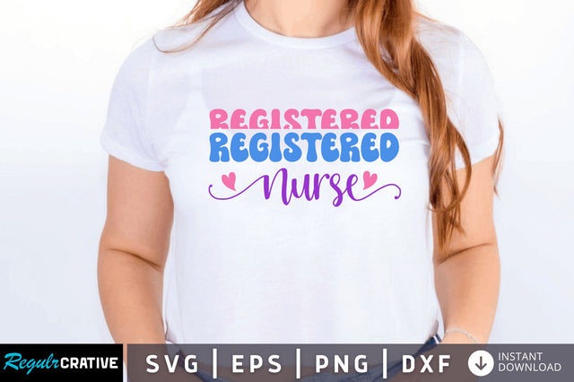 Registered nurse SVG SVG Regulrcrative 