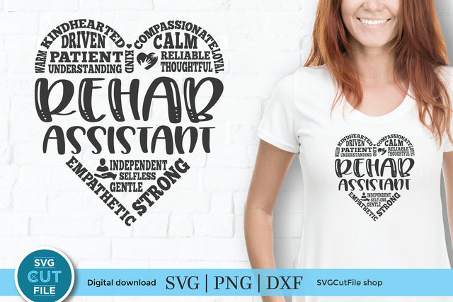 Rehab assistant svg, rehabilitation svg, rehab svg SVG SVG Cut File 