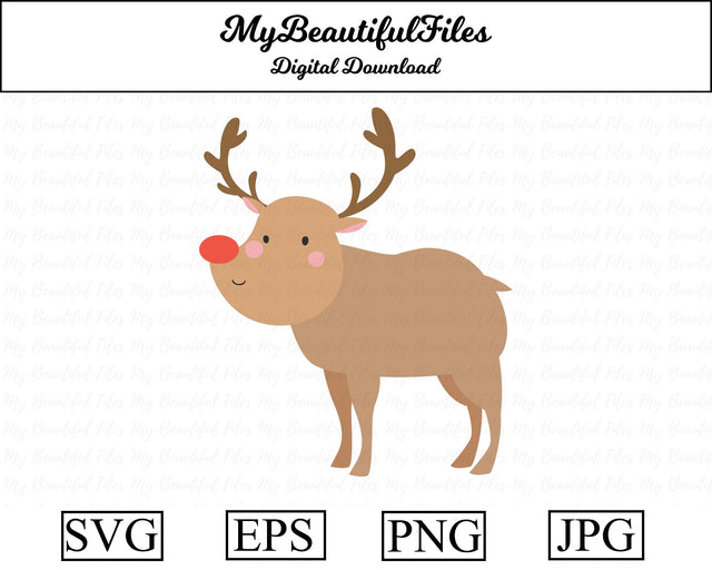 reindeer - Animal SVG MyBeautifulFiles 