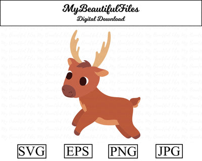 Reindeer - Animal SVG MyBeautifulFiles 